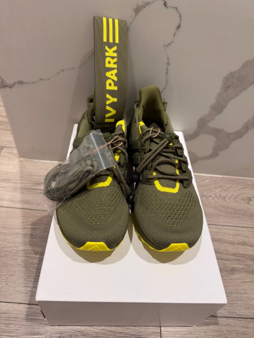 IVY PARK x Peloton adidas UltraBoost Focus Olive Sneakers